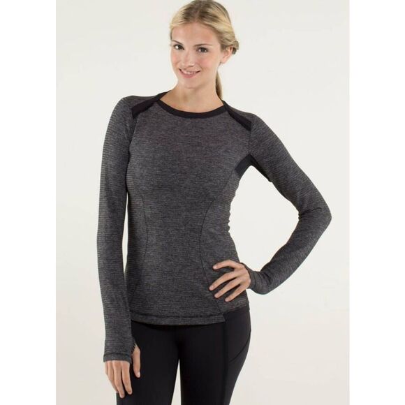 LULULEMON ATHLETICA Base Runner Long Sleeve Size 4 - Picture 1 of 9